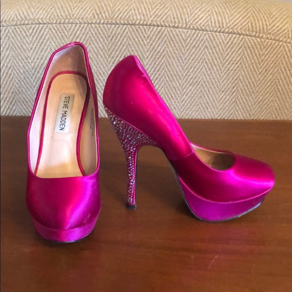 Steve Madden Pink Party Heels